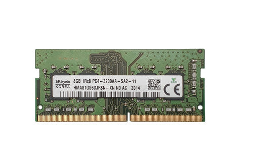 Hynix 8GB DDR4 PC4-25600 3200MHz 260-Pin SODIMM ram memory Hynix 8GB DDR4 PC4-25600 3200MHz 260-Pin SODIMM ram memory